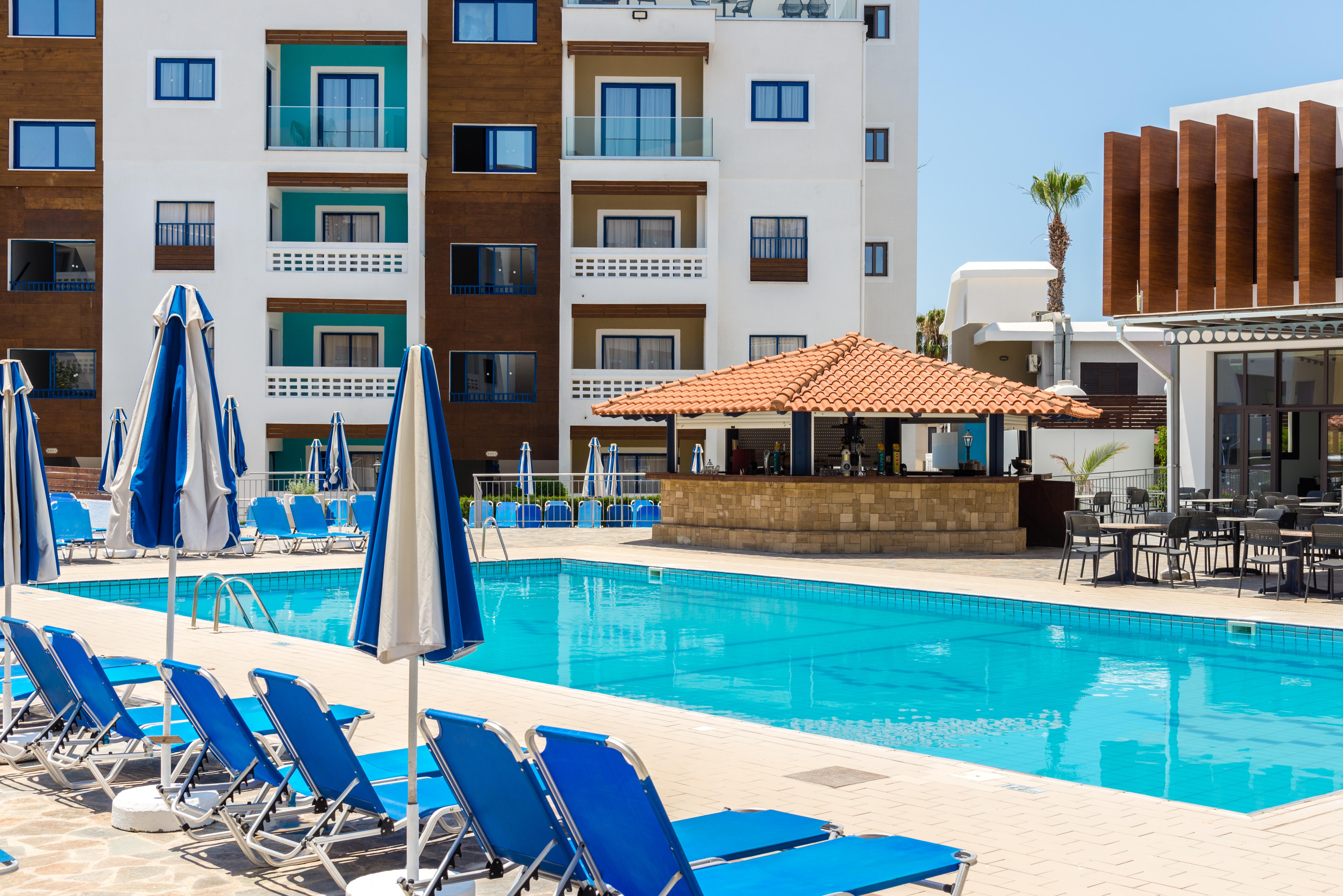 Kefalos Damon Hotel Apartments Paphos Exterior foto